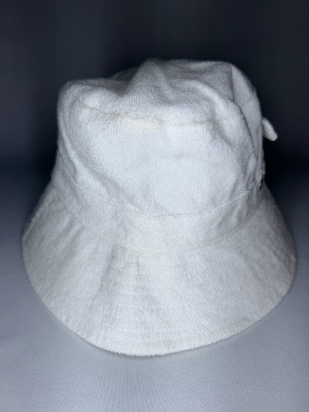 Vince Camuto Cream Terry Cloth Bucket Hat